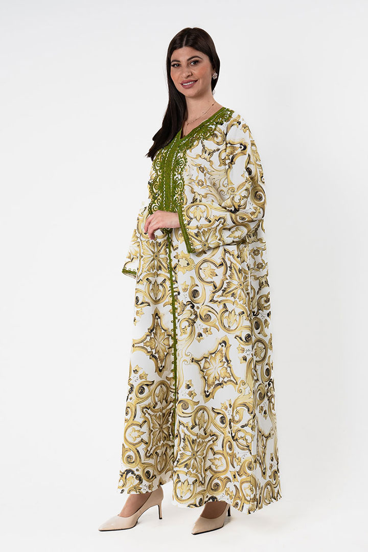 Picture of Dara'a Floral Print - Munsell Yellow