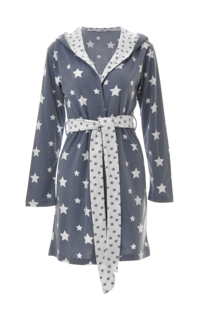 Picture of Comfy Hoodie Robe - Midnight Blue