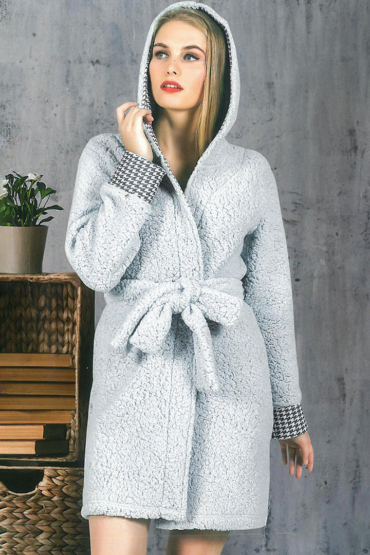 Picture of Super Soft Comfy Robe -  Baby Blue