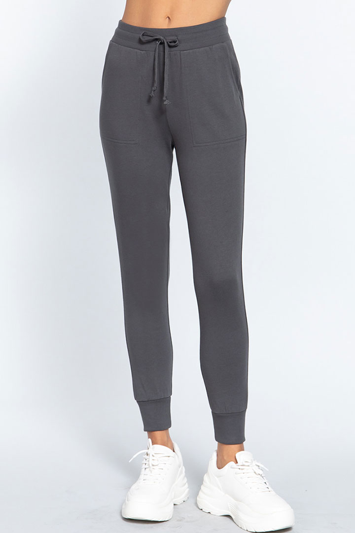 Picture of Waistband long sweatpants - Charcoal