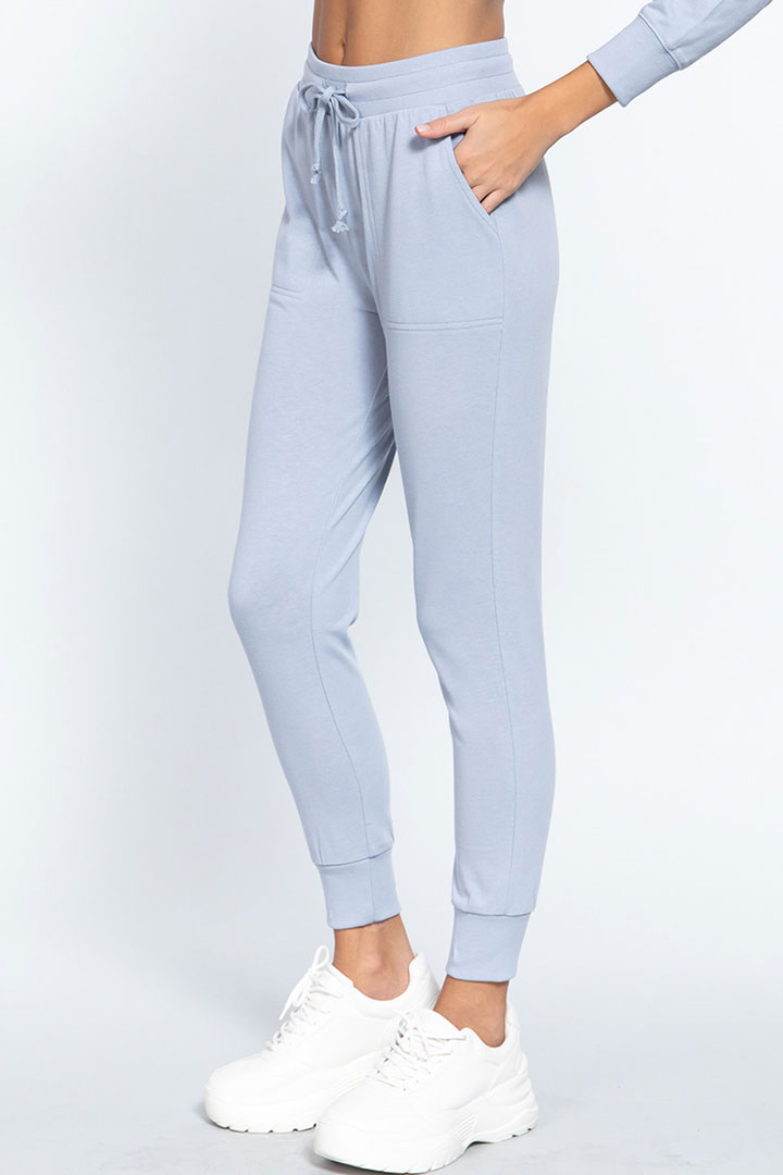 Picture of Waistband long sweatpants - Ice Blue