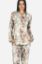 Picture of Printed Floral Long Sleeves Pajama Set - Brown