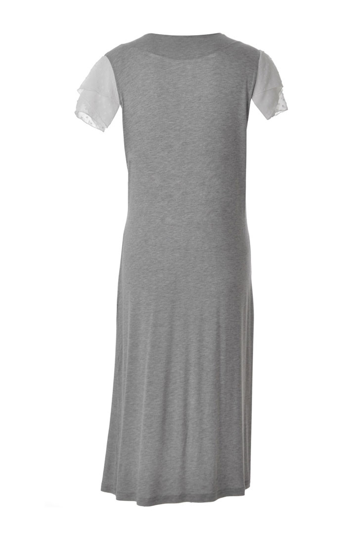 Picture of Mid Length Night Gown - Grey