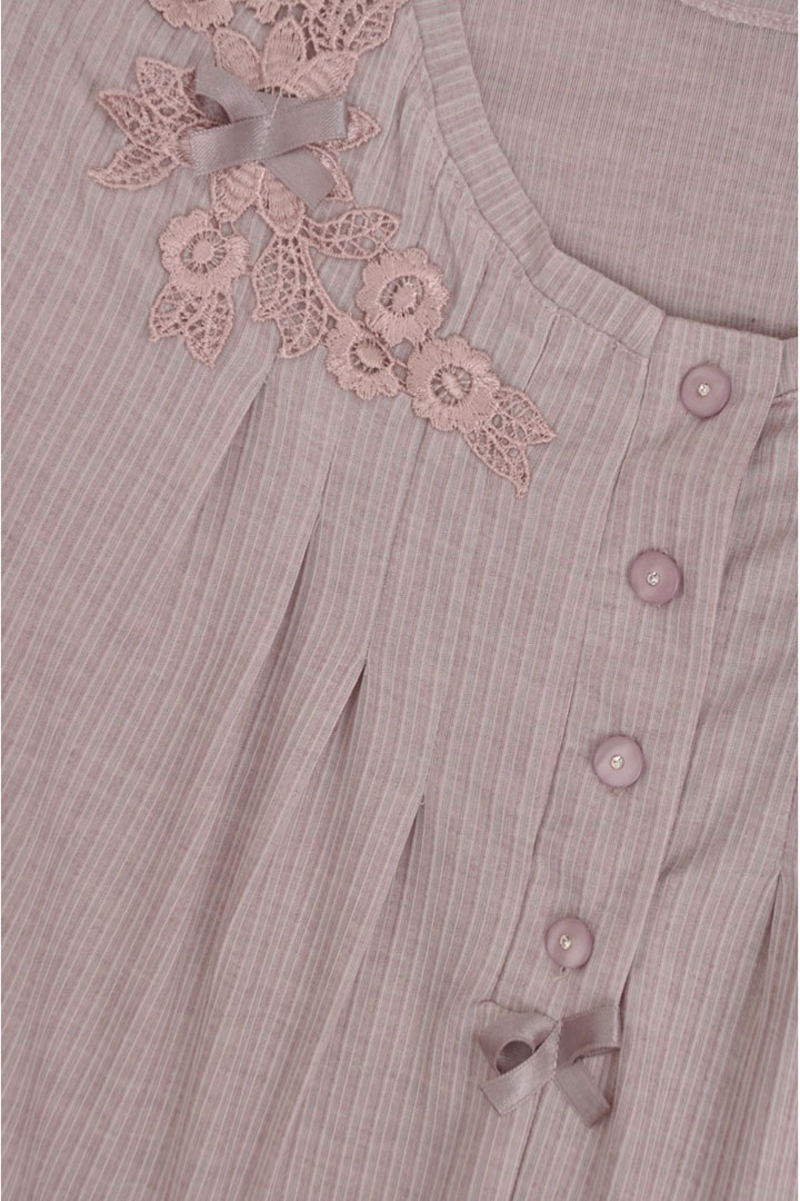 Picture of Maxi Pleated Dress - Shell Pink