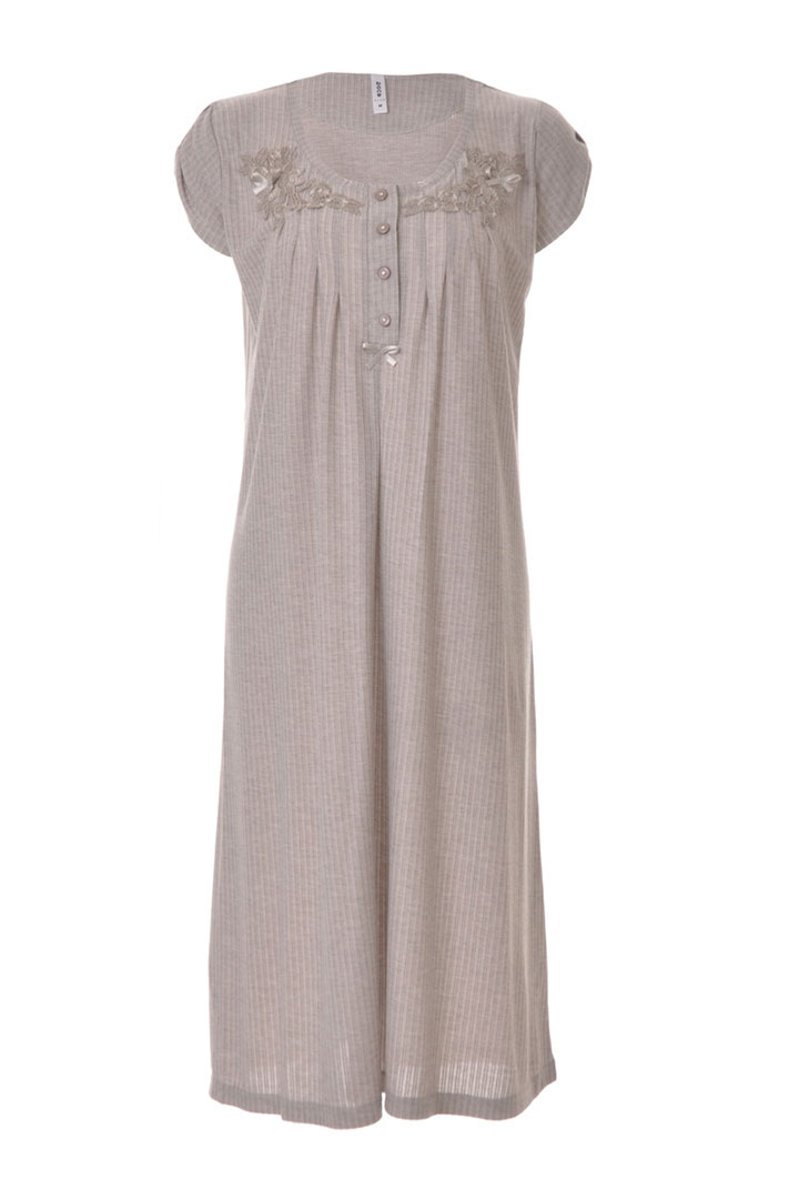 Picture of Maxi Pleated Dress - Moss Grey