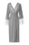 Picture of Back V-neck Robe - Rhino Grey