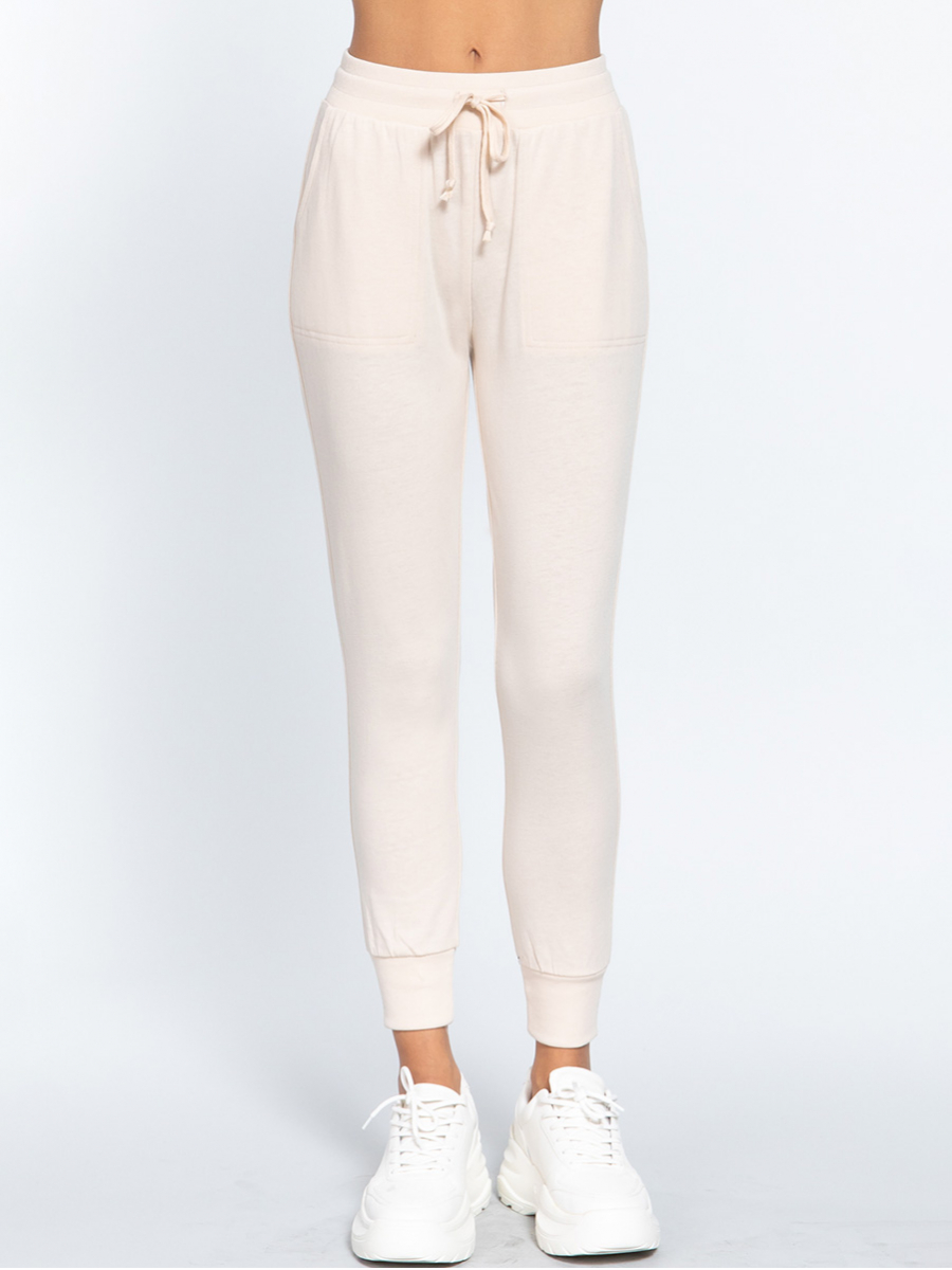 Picture of Waistband long sweatpants - Coconut Milk