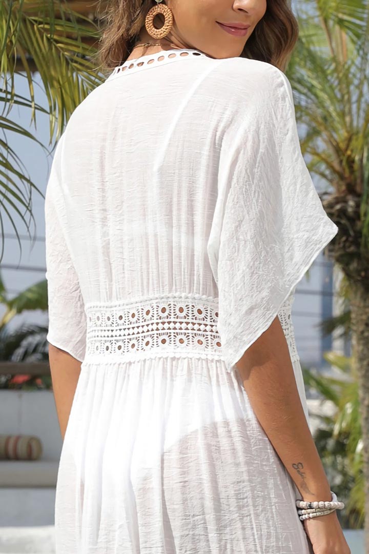 Picture of Beach Long Dress Cover-Up - White