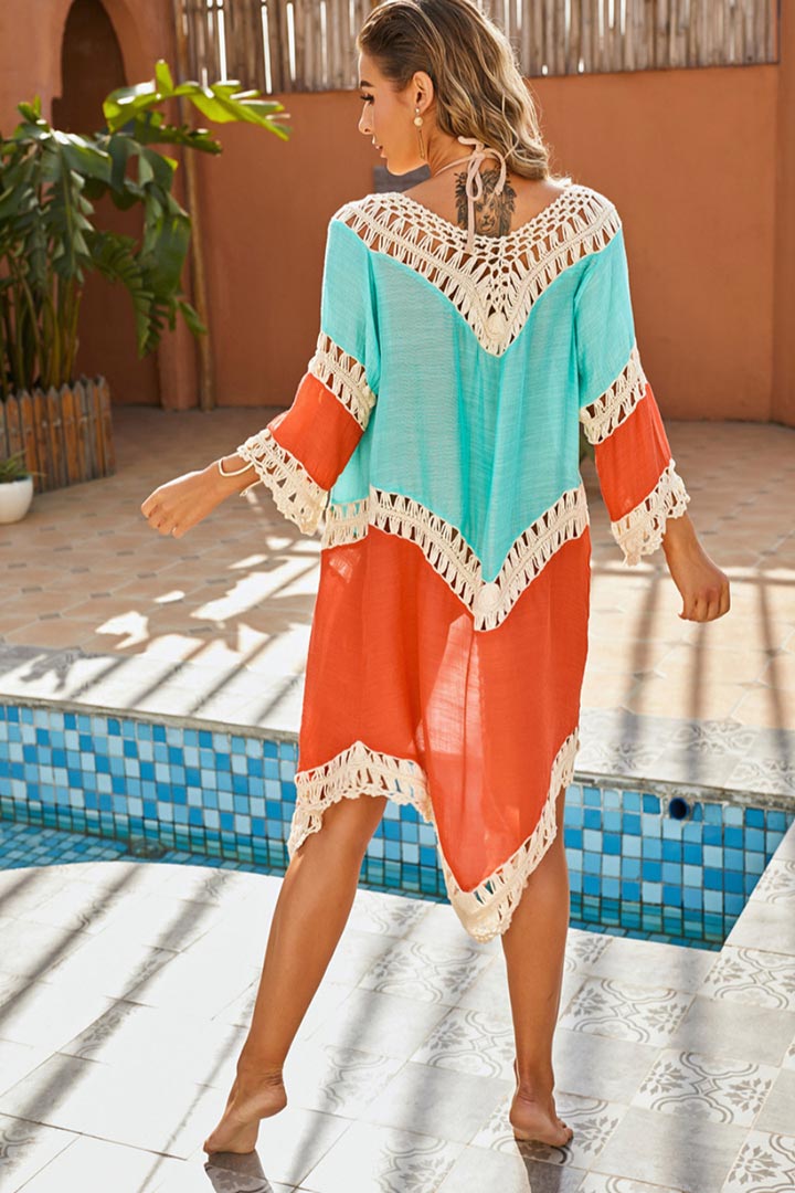 Picture of Crochet Beach Cover-Up - Multi