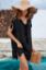 Picture of Crochet Beach Mini Dress Cover-Up - Black
