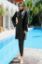 Picture of Full-Coverage with Cap Three-Piece Burkini - Black