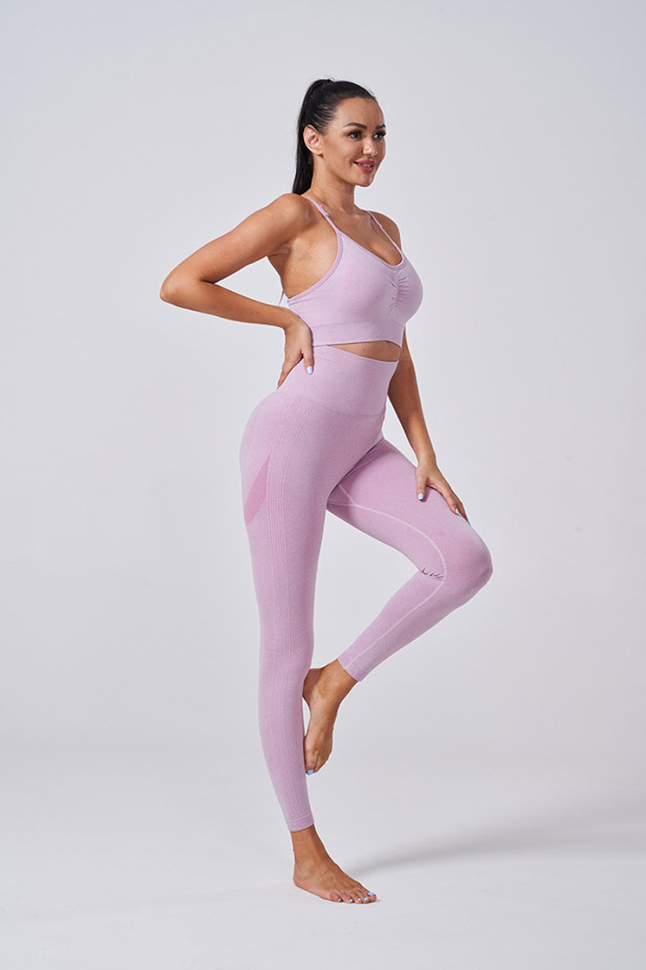 Picture of High Waist Yoga Leggings - Light Purple