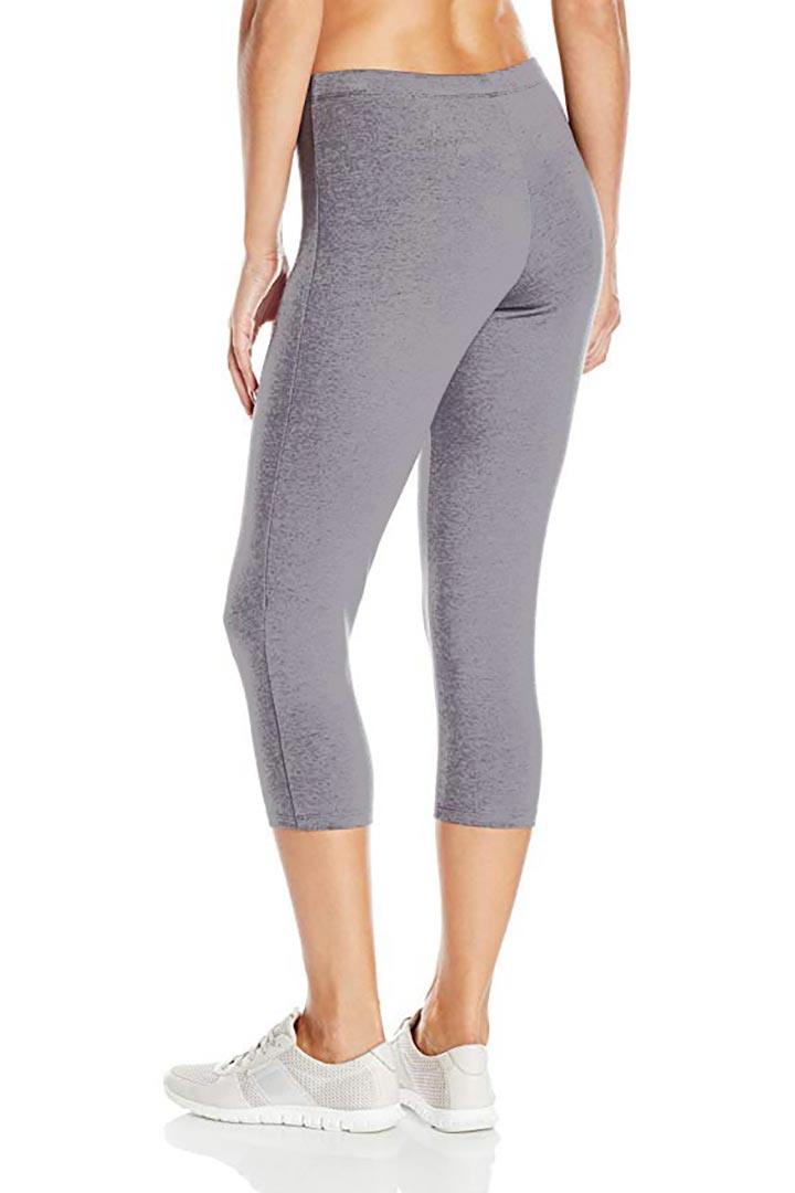 Picture of Slim Capri Yoga Pants -Grey