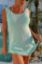 Picture of Knitted Stretch Drawstring Beach Mini Cover-Up - Sky Blue