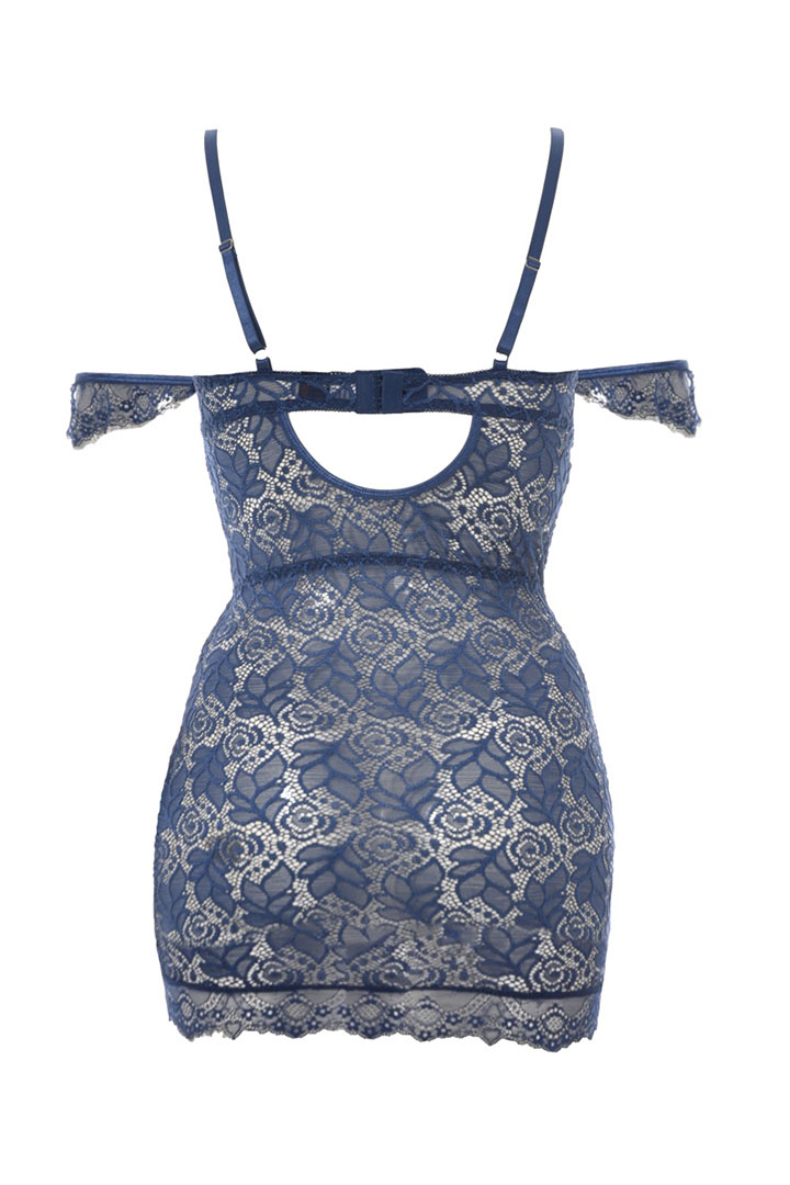 Picture of Lace Chemise -  Midnight Blue