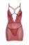 Picture of Mesh Lace Babydoll with G-String -  Burgundy