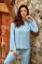 Picture of Set of Polka Dots Full Sleeves Top with Pajama - Sky Blue