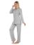 Picture of Long Sleeves Pajama Set -  Grey