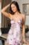 Picture of Multi Floral Printed Short Nightdress - Pink & Multi