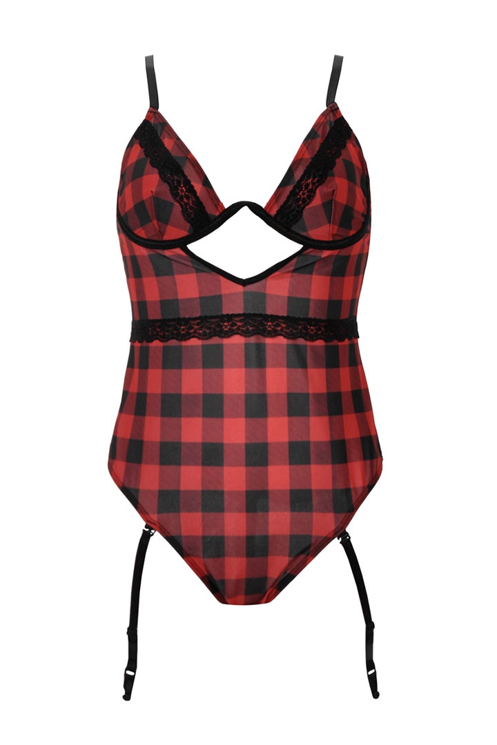 Picture of Checkered Teddiette -  Red