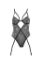 Picture of Embroidered Mesh Slip - Black & Powder Blue