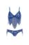 Picture of Lace Bralette With Underwire Cups - Dark Blue