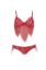 Picture of Lace Bralette With Underwire Cups - Red