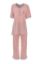 Picture of Half Sleeves Top with Quarter Length Pajama - Nude Pink