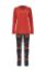 Picture of Redish Top with Fox Print Pajama - Multi