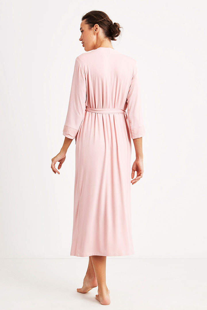Picture of Maternity Dressing Robe - Pink
