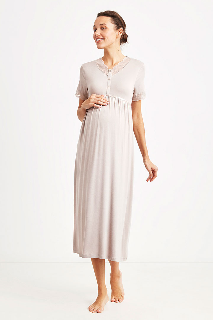Picture of Maternity Dress - Mink