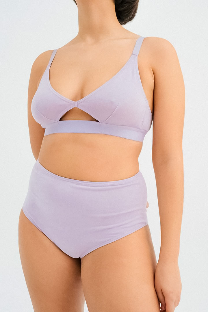 Picture of High Waisted Brief - Lilac