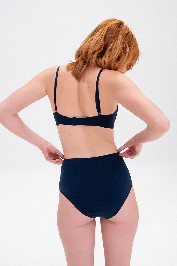 Picture of High Waisted Brief - Midnight Blue