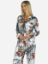 Picture of Floral Mixed Printed Long Sleeves Pajama Set