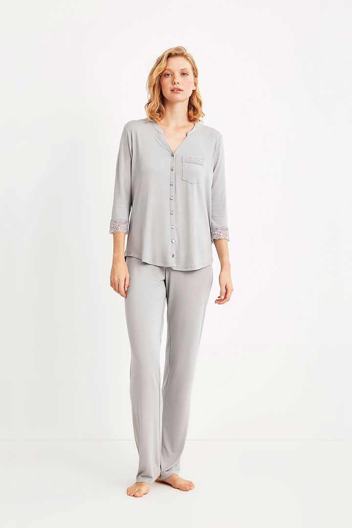 صورة Pajama Set - Grey
