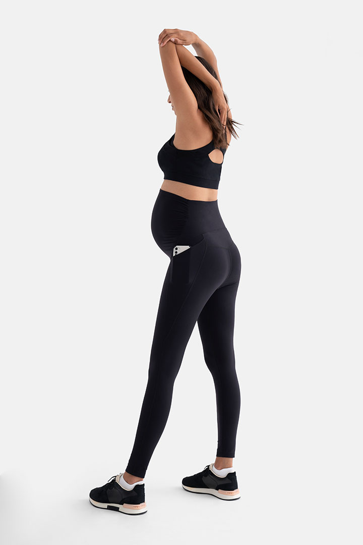 Picture of Yelena Back Support Active Leggings - Black