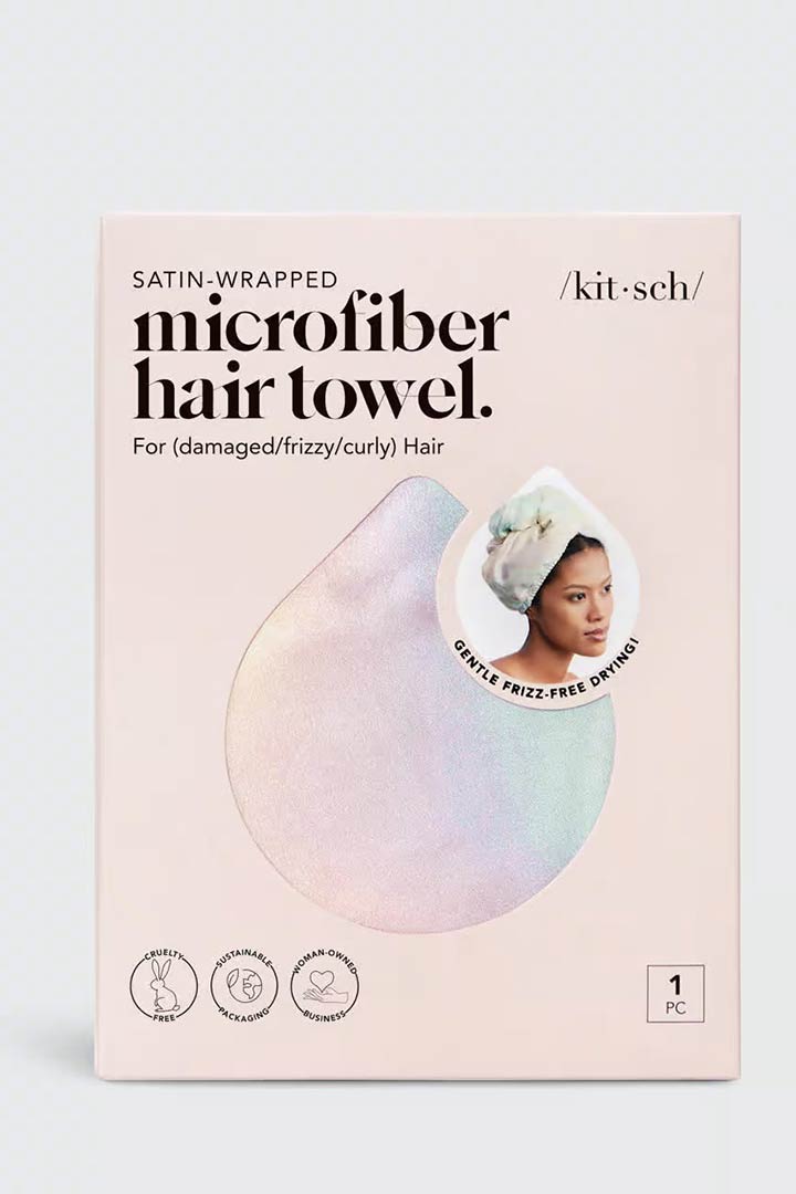 Picture of Satin-Wrapped Hair Towel - Aura