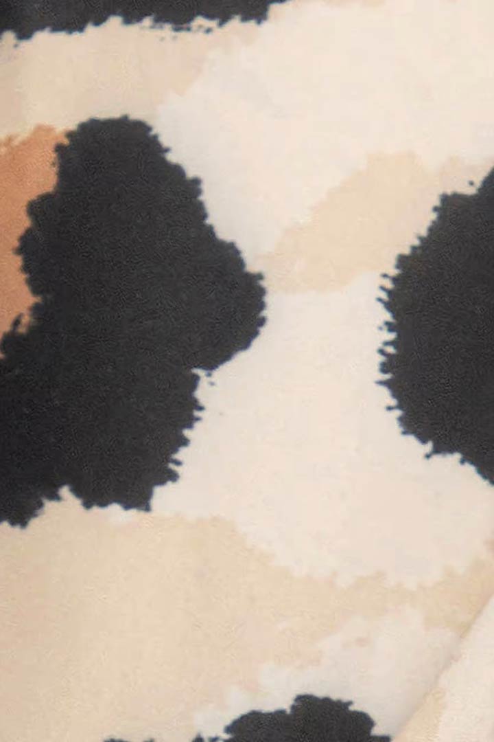 صورة منشفة شعر من الألياف الدقيقة -نقشه جلد الفهد