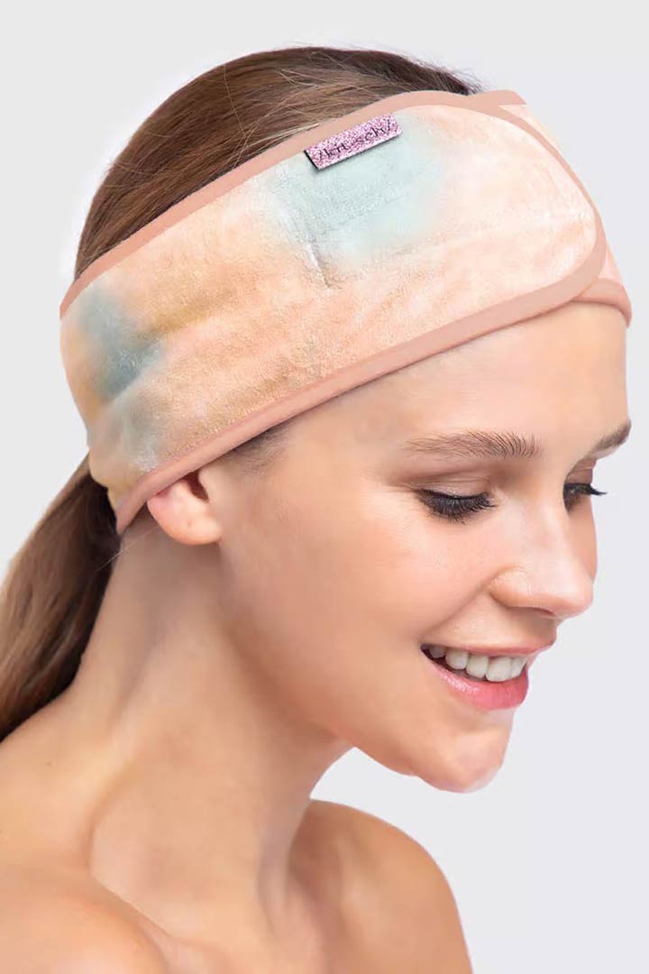 Picture of Microfiber Spa Headband - Sunset Tie Dye