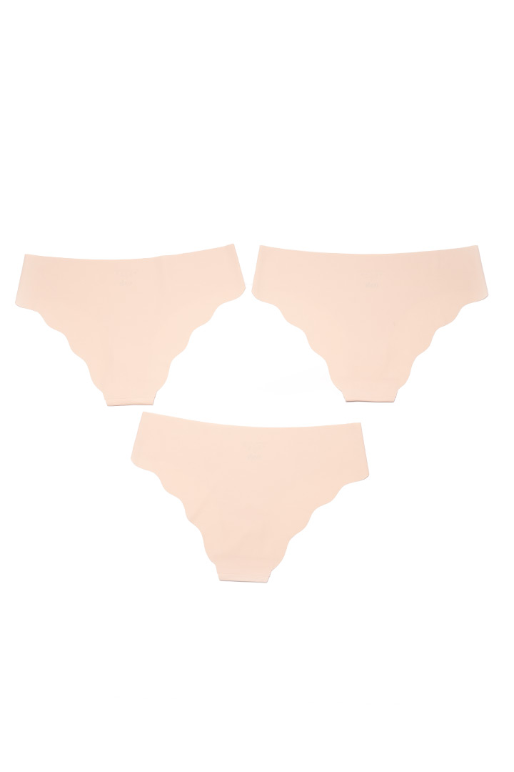 Picture of Pack of 3 Seamless Classic Panties - Nude