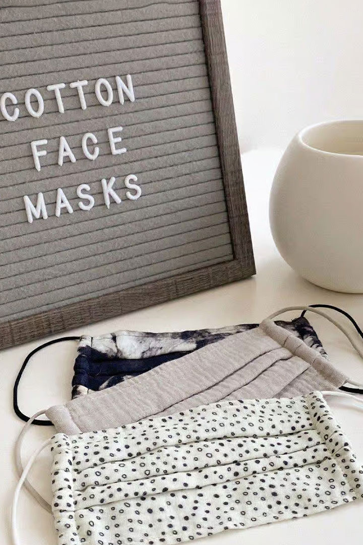 Picture of Cotton Face Mask 3pc Set - Neutral