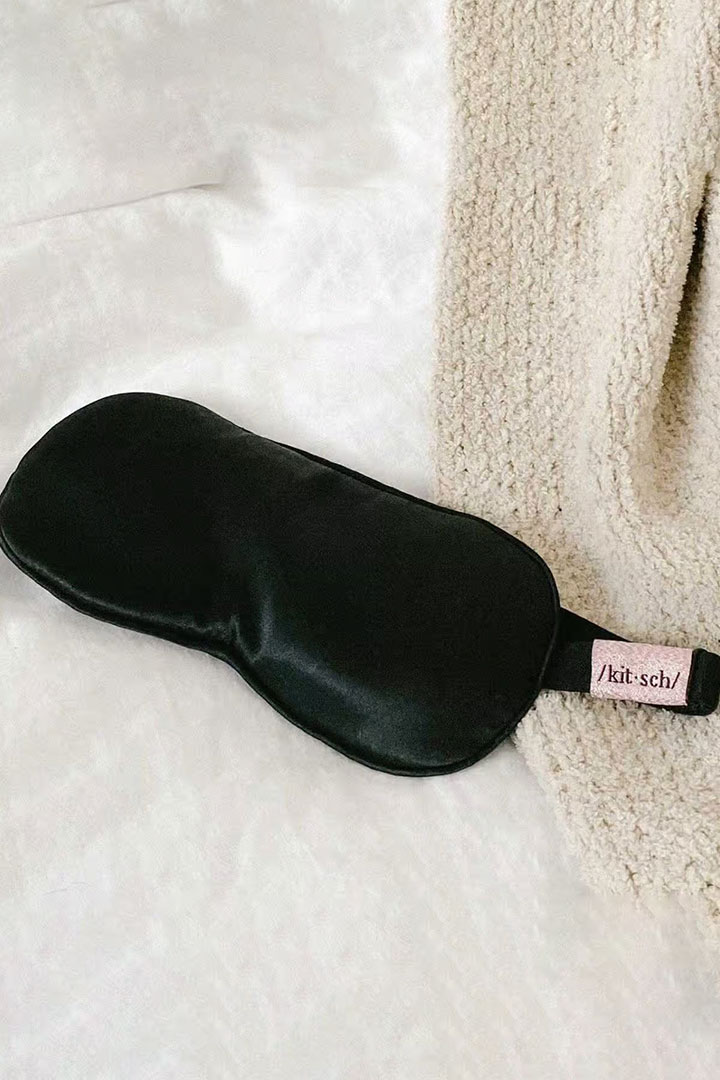 Picture of The Lavender Weighted Satin Eye Mask