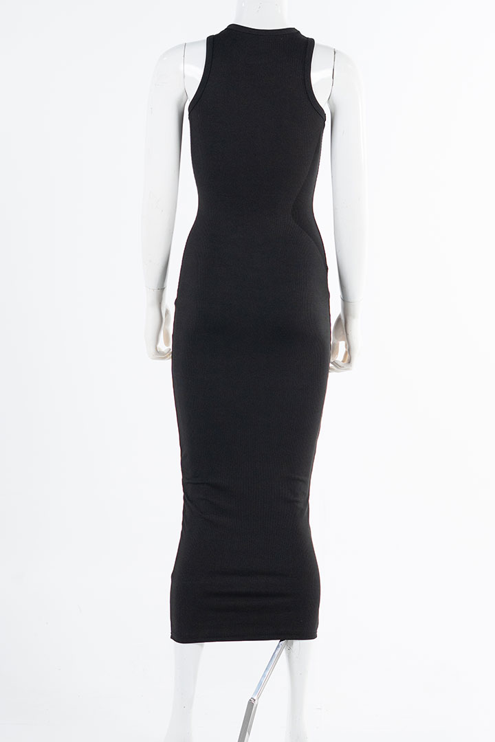 Picture of Ribbed Round Neck Bodycon