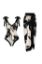 Picture of One Piece Padded Swimsuit with Sarong - B&W