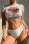 Picture of Three-Piece Padded Swimsuit - White