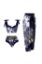 Picture of Two Piece Padded Swimsuit with Sarong - Blue