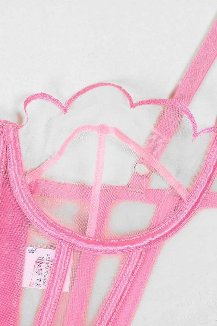 Picture of Two-Piece Bralette Set - Pink