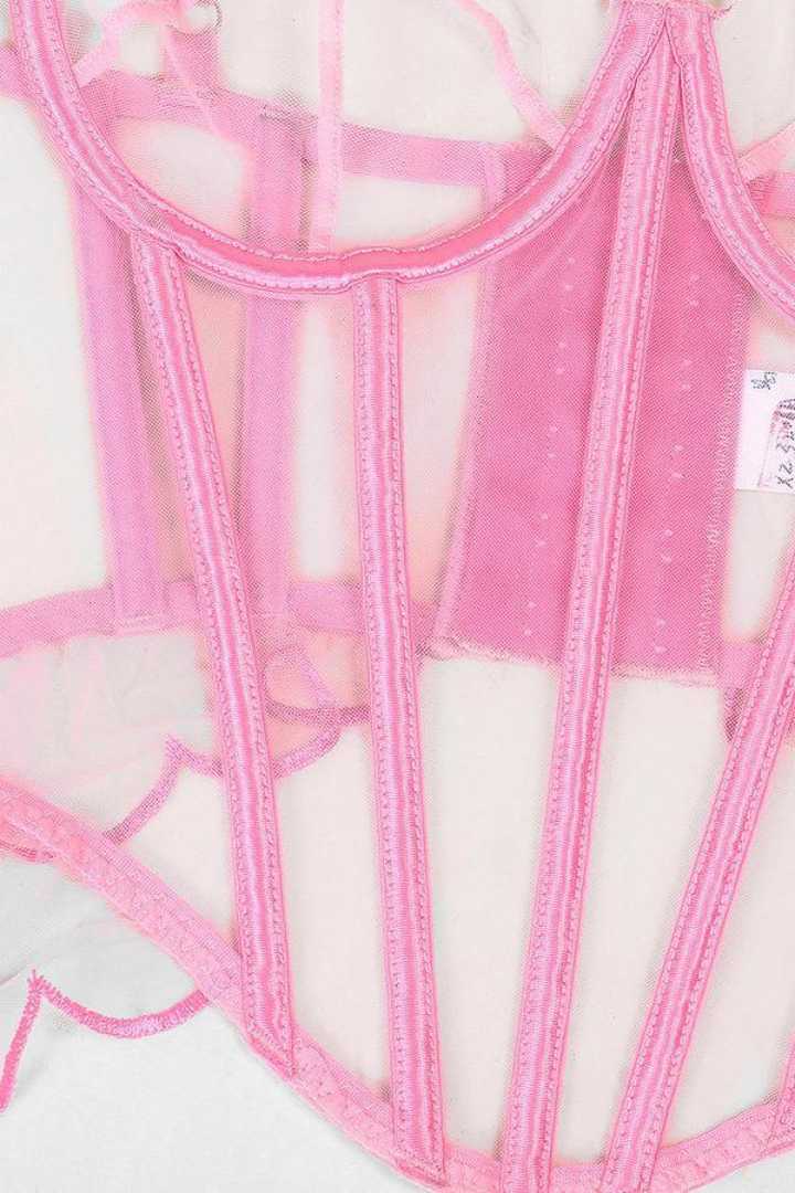 Picture of Two-Piece Bralette Set - Pink