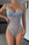 Picture of Lace Teddy Bodysuit - Sky Blue