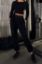 صورة Wrap Around Pilates Top - Black